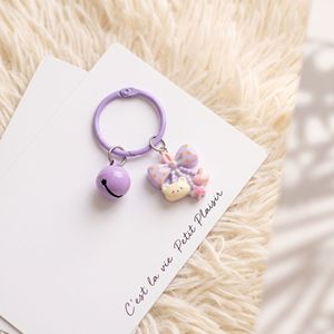 Nouvel Arrivage Porte-clés Photo Numérique 3D Coloré, Breloque de Sac en Caoutchouc Mignonne Kawaii Dessin Animé, Pendentif Polyvalent Tendance pour Filles et Étudiantes - Product Image 5