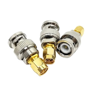 Nhà máy cung cấp SMA Nam để <span class=keywords><strong>BNC</strong></span> Nam Adapter Brass thẳng Adapter <span class=keywords><strong>BNC</strong></span> Nam để SMA nam cắm RF Coax <span class=keywords><strong>Adaptor</strong></span> trong kho - Product Image 1
