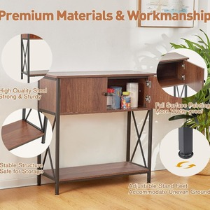 In-stock, original export overstock, cross-border <b>fish</b> <b>tank</b> <b>cabinet</b>/storage rack with storage <b>cabinet</b> doors, small household - Product Image 2