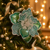 Fleurs artificielles de Poinsettia de Noël pour décoration intérieure, présentations de fêtes, décorations de cérémonie et de maison, vente en gros
