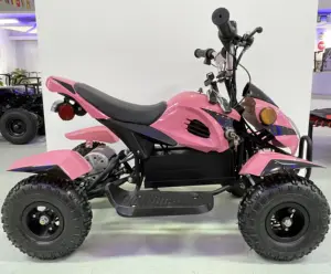 Cuatriciclos rosados para niños, ATV de potencia de motor de 36V/300W, de color rosa, para niños