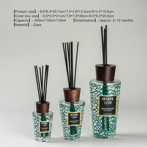 Bán buôn làm mát không khí tinh dầu khuếch tán hình nón Chai Thủy Tinh 100ml hương thơm sậy khuếch tán - Product Image 4