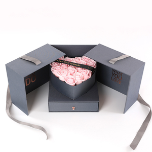 Offre Spéciale <span class=keywords><strong>livraison</strong></span> rapide à lacets Rose savon fleur bijoux boîte-cadeau <span class=keywords><strong>pour</strong></span> la Saint-Valentin fête <span class=keywords><strong>des</strong></span> mères - Product Image 5