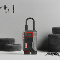 150PSI Mini Car Tire Pump Cordless Tire Inflator 4000mAh Portable Air Compressor with Auto Shut off for Car Motorcycle Bike Ball