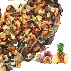 Free sample Passion fruit pineapple tea blended fruit tea private label loose tea for lose weight