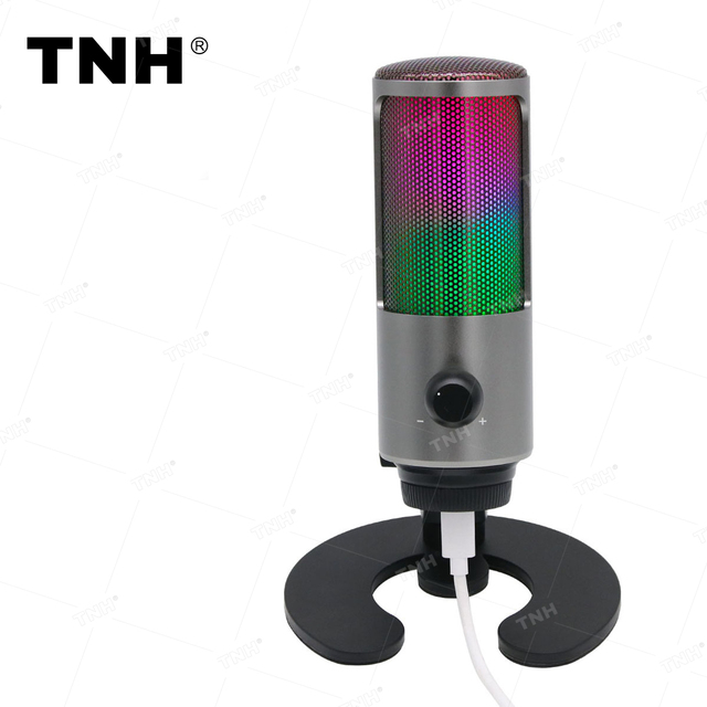 TNH K2 Multi-pattern Valve Condenser Microphone Professional Vocal Mic Tube Condenser Microphone for KTV Studio Equipment