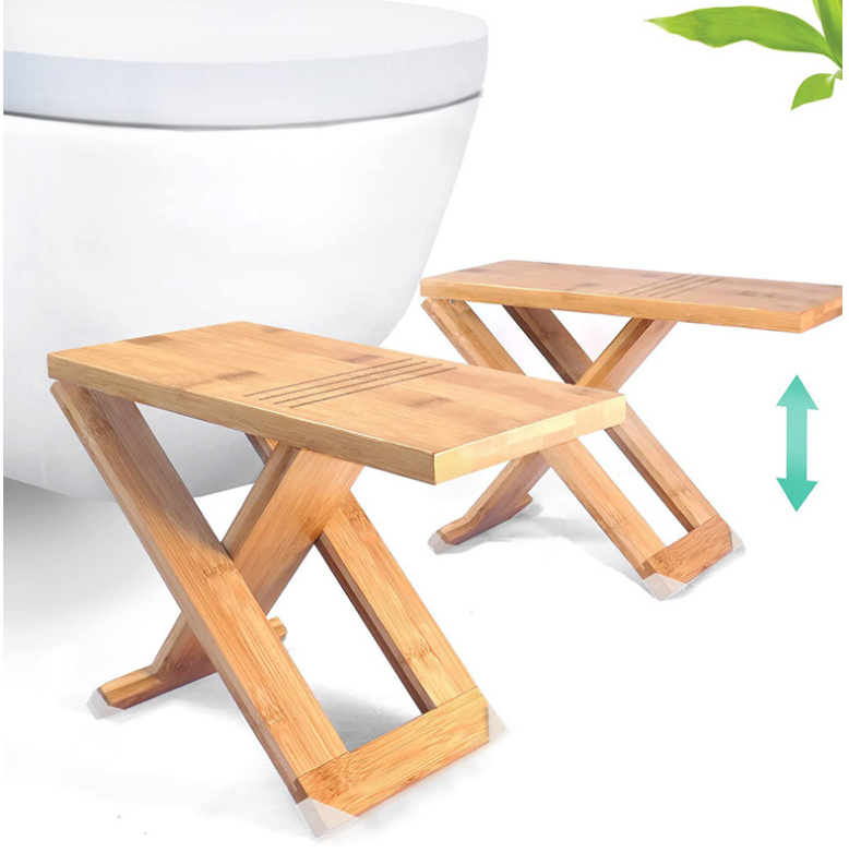 Портативная компактная бамбуковая ванная комната, 3 режима, регулируемый эргономичный складной стул для взрослых и детей