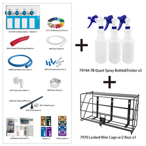 8134-4b-7970 4-sản phẩm phun chai hóa chất tỷ lệ với khóa lồng làm sạch hóa chất pha loãng pha chế tỷ lệ - Product Image 2