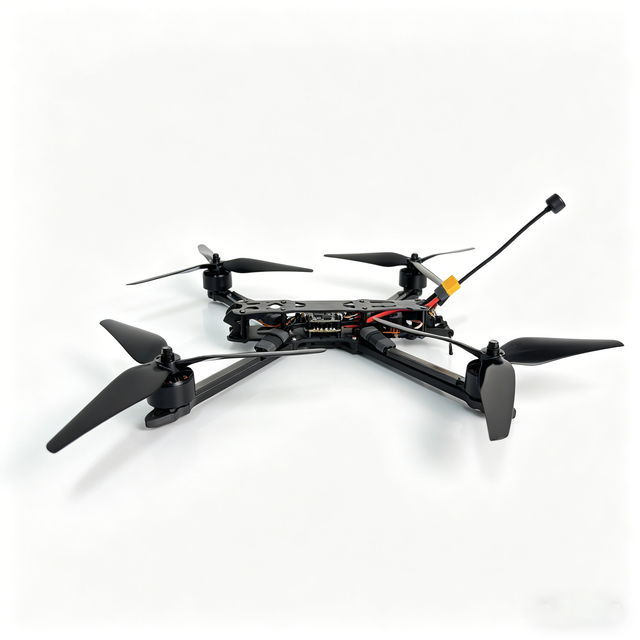 10 Inch FPV Drone Kit with 3115-900KV Motors and 3W VXT 5.8G Carbon Fiber Long Range 10km 3-5kg Payload