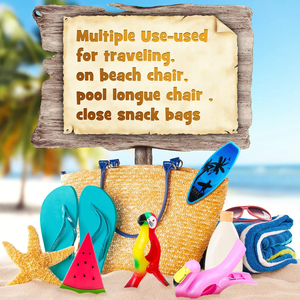 Venta al por mayor de plástico flamenco loro toallero Clips para <span class=keywords><strong>playa</strong></span> piscina hogar-edredón manta <span class=keywords><strong>playa</strong></span> <span class=keywords><strong>silla</strong></span> Clips - Product Image 3