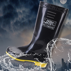 Chaussures de jardin imperméables unisexes Bottes de pluie pour femmes Chaussures de lavage de voiture pour hommes Chaussures de jardinage en caoutchouc pour hommes - Product Image 2