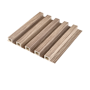 Pannelli Murali Ecologici WPC Concavi Convessi Ignifughi Impermeabili per Sfondo TV Hotel <span class=keywords><strong>3D</strong></span> Moderni Decorativi per Uso Commerciale Interno - Product Image 4