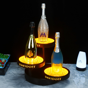 Forniture per <span class=keywords><strong>bar</strong></span> supporto per Champagne luminoso a LED con barra effetto abisso KTV party lounge nightclub espositore per base di vino da frutta incandescente - Product Image 5