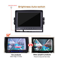 Moniteur de voiture à affichage LCD 9 pouces pour camion, Bus de stationnement automatique, TFT, Vision arrière, sécurité, nouveau