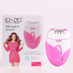 ENZO nuevo USB recargable señora cuerpo eléctrico pierna pinzas depiladora depilación señora máquina de afeitar dispositivo herramienta de belleza - Product Image 5