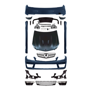 Kit carrosserie pare-chocs avant/arrière <span class=keywords><strong>Mercedes</strong></span>-Benz Classe C W204 <span class=keywords><strong>AMG</strong></span> <span class=keywords><strong>C63</strong></span>, nouvelle installation à visser avec vis, remplacement sans perte - Product Image 2