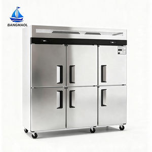 <span class=keywords><strong>Réfrigérateur</strong></span> commercial à portes coulissantes 2, 4 ou 6 portes, armoire frigorifique verticale à haute efficacité pour restaurant, hôtel, cuisine commerciale - Product Image 4