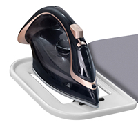 Planche à repasser pliable de haute qualité pour placard, résistante aux brûlures et aux taches, avec planche à repasser réglable et support pour fer à repasser