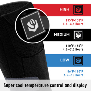 Calcetines Eléctricos Térmicos Casuales de Invierno con Batería Recargable, Antideslizantes, Control por Aplicación, para Esquí, Ciclismo y Snowboard - Product Image 3