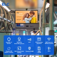 Pantalla de Información para Transporte de 21.5 Pulgadas con Android, WiFi 6, Pantalla Táctil 1920*1080 y NFC RFID Opcional para Medios de Comunicación en Trenes