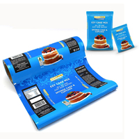 Rouleau de film d'emballage de croustilles imprimé personnalisé de qualité alimentaire pour biscuits et collations Rouleau de film de stratification Rouleau de film d'emballage de bonbons