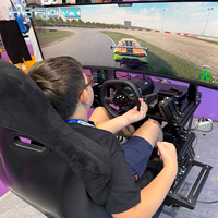 Simulateur de course automobile F1 économique HEROVR, machine de course d'arcade à petit écran pour magasin d'expériences VR