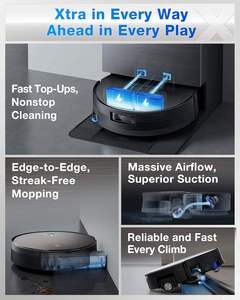 Para el Robot Aspirador y Mopa ECOVACS DEEBOT X11 PRO, 19,500 Pa de Succión, Mopa con Rodillo de Autolimpieza Instantánea - Product Image 3