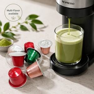 Capsules de Matcha sans gluten, non OGM, dosettes de thé vert pur, compatibles avec les machines à café à capsules, vente en gros, OEM, stock personnalisé - Product Image 4