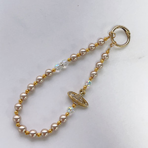 Lujoso Colgante para Teléfono Saturn Pearl, Cadena Antipérdida para Muñeca, para Bolsos, Llaveros y Fundas de Teléfono - Product Image 2