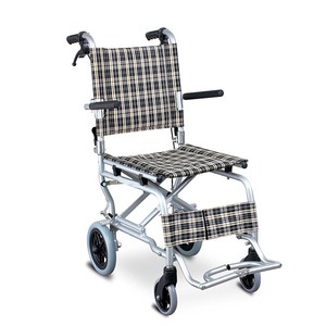 Silla de Ruedas Manual de Aleación de Aluminio Plegable y Ligera de Foshan, Ayuda para la Movilidad de Personas Mayores y con Discapacidad - Product Image 1