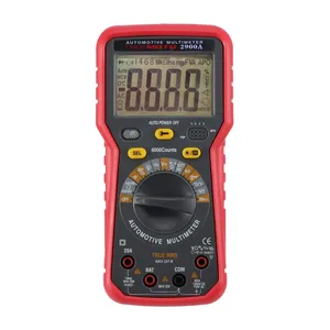 Digital Multimeter RPM Dwell Angle Meter Crystal Triode hFE Parameter AC DC OBDEMOTO 2900A