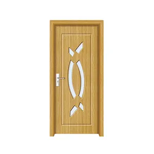 Holztür für Haustüren Häuser 2021 Herstellung Neu Design Moderne Holztür Innen schaukel Moderne Einfache kunden spezifische Farbe