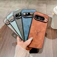 Étui de téléphone en cuir PU pour Google 10 Pro XL, motif renne, housse de protection pour téléphone, étui pour Google Pixel 9 9A 8 7