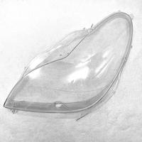 Coque transparente avant pour phare et boîtier de phare pour Mercedes-Benz W219 2007-2011