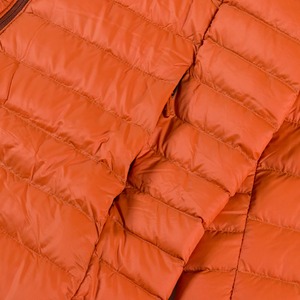Chaqueta de Plumón Ligera para Hombre, Corte Entallado, Plumón de Ganso Gris, Tejido Impermeable, Cierre de Cremallera, Estilo Elegante para Oficina - Product Image 5