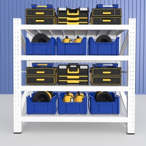 Estanterías Metálicas Reforzadas Industriales, <span class=keywords><strong>Estantes</strong></span> de Almacenamiento de Hierro Ligero para Almacenes y Talleres - Product Image 6