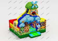 Aire de jeux gonflable Secret pour jardin gonflable, combo château de saut, maison, trampoline