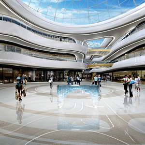 Q007 Escritorio de recepción de Arte de ocio moderno Muebles de salón de resina transparente Apilados Escuelas delanteras inspiradas en hielo Supermercados - Product Image 4