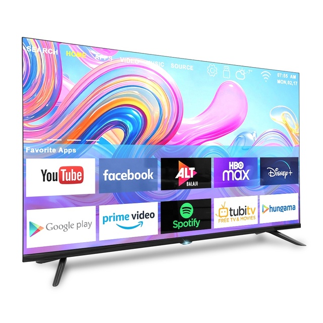 CHIGO Frameless Pixel OEM Smart TV 2K 4K Android WebOS 32-98 Inches LED Backlight 120Hz Refresh WIFI Compatible A+ Grade