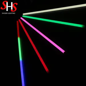 RGB Led Tube Cahaya Statis Rgb 18W 4ft 9W/2ft T8 PC Tabung Led Tahan Air