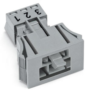 ขั้วต่อไฟฟ้าแบบเสียบได้ รุ่น 890-753 สำหรับเต้ารับแบบ Snap-in ของ <span class=keywords><strong>Wago</strong></span>; 3 ขั้ว; รหัสสินค้า B; 1.<span class=keywords><strong>50</strong></span> ตร.ม.; สีเทา - Product Image 2