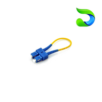 Module de bouclage SC Orange OM1 OM2 Aqua OM3 OM4 Bleu Monomode 9/125 Adaptateur à code couleur pour test de panneau de brassage Norme ISO