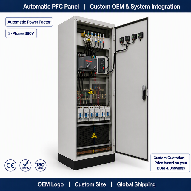 Power Distribution Equipment Low Voltage Switchgear Mccb Distribution Board Capacitor Bank Power Factor Correction Panel