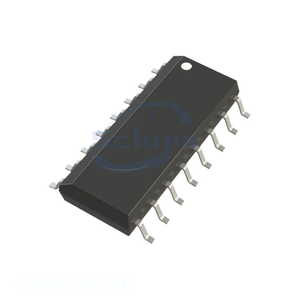 Componentes Electrónicos de Canal Integrado del Fabricante, 16 SOIC CY8C4014SXI-411 - Product Image 1