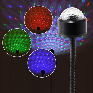 Rgb Led Stage Light Disco Bal Magische Effect Lamp Mini Led Ball Usb Crystal Flash <span class=keywords><strong>Dj</strong></span> Ktv Auto Bar Party verlichting Voor Auto - Product Image 3