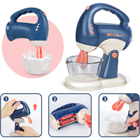 Mini appareils de cuisine électriques en plastique jouets mélangeur mélangeur grille-pain four jus cafetière Machine pour faire semblant de jouer à la maison