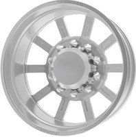Jantes forgées DRW polies sur mesure 20X8.25 22X8.25 24X8.25 avec enjoliveur central flottant 10X225 8X180 pour GMC Sierra 3500HD