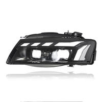 Ensemble de phares LED KGKB pour Audi A5 S5 B8 2008-2011, mise à niveau style RS, lentille de projecteur 6000K, clignotant séquentiel, Plug & Play
