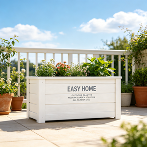 <span class=keywords><strong>Jardinera</strong></span> <span class=keywords><strong>Rectangular</strong></span> de WPC al por Mayor, <span class=keywords><strong>Jardinera</strong></span> de Madera y Plástico Compuesto para Patio, Jardín, Flores y Vegetales - Product Image 2