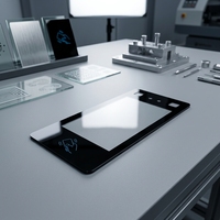 Panneau d'affichage en verre tactile intelligent de 1 mm, panneaux de verre pour écran d'ascenseur, panneau de boutons, verre trempé imprimé par sérigraphie